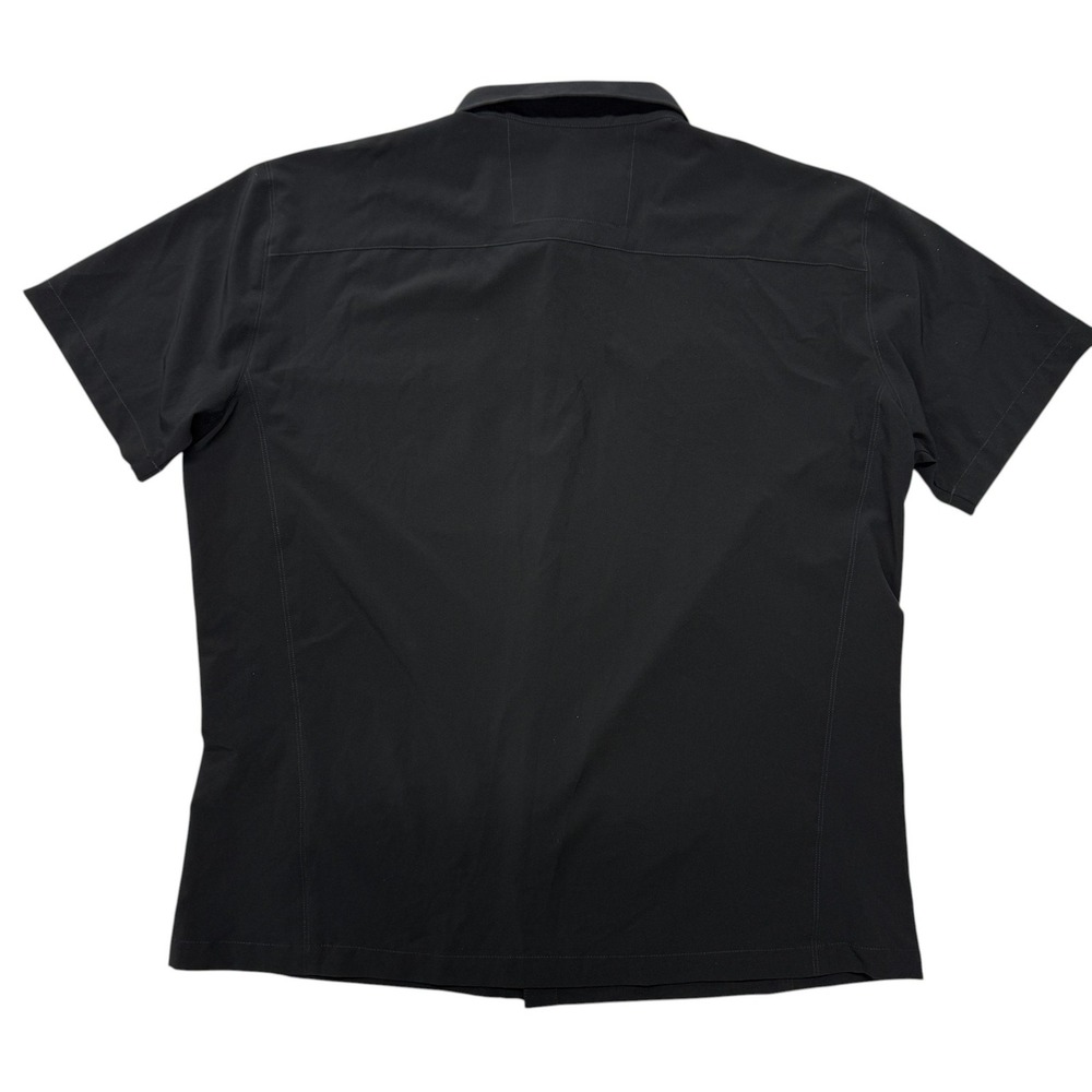 Kuhl Tufflex Mens XL Black Short Sleeve Button Up Shirt USAF Special Warfare